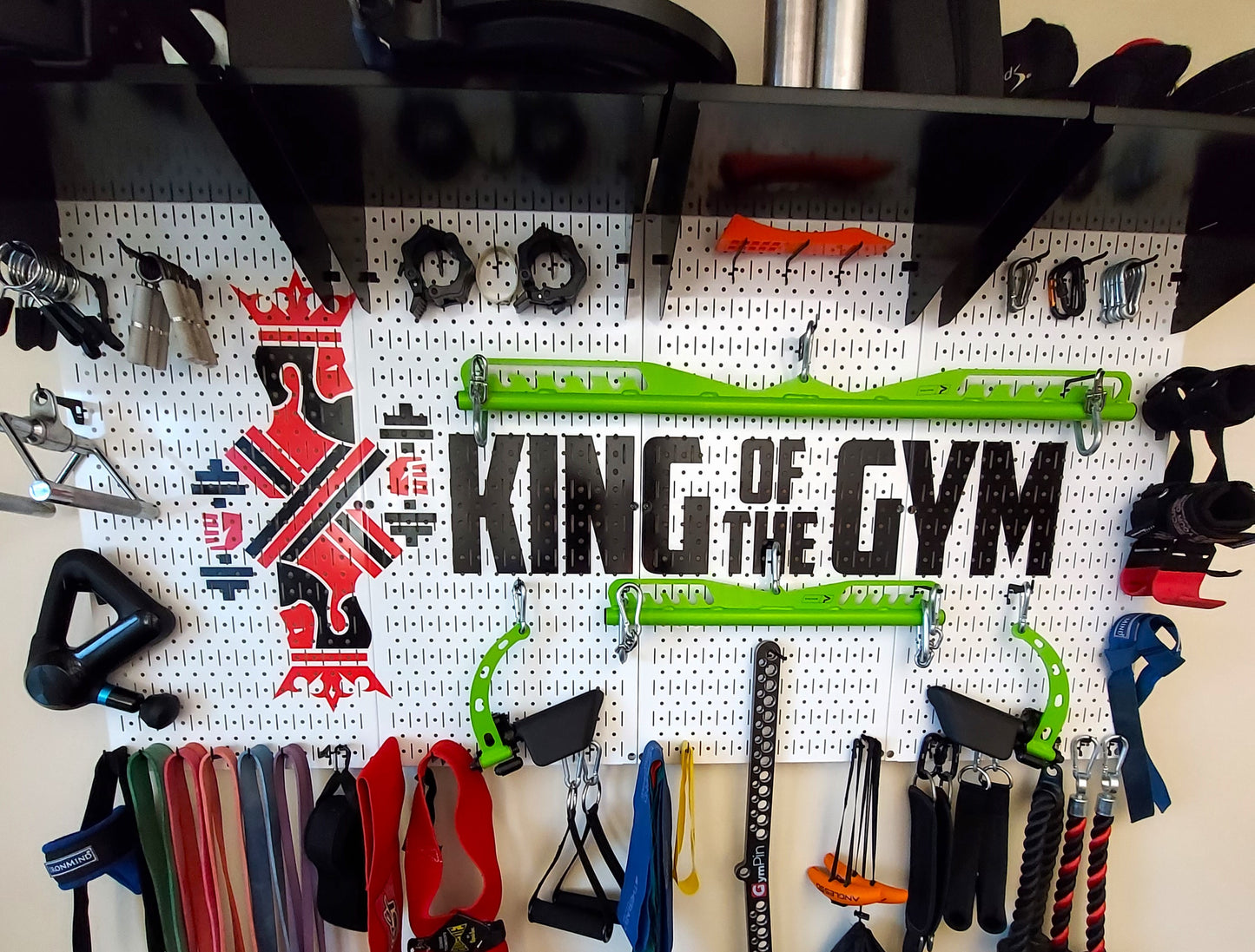 Gym Pegboard Custom Printed Pegboard