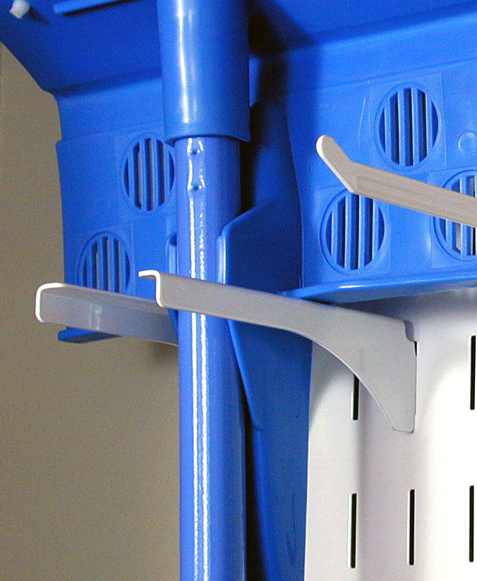Pegboard Peg Hooks for Mops and Swiffers