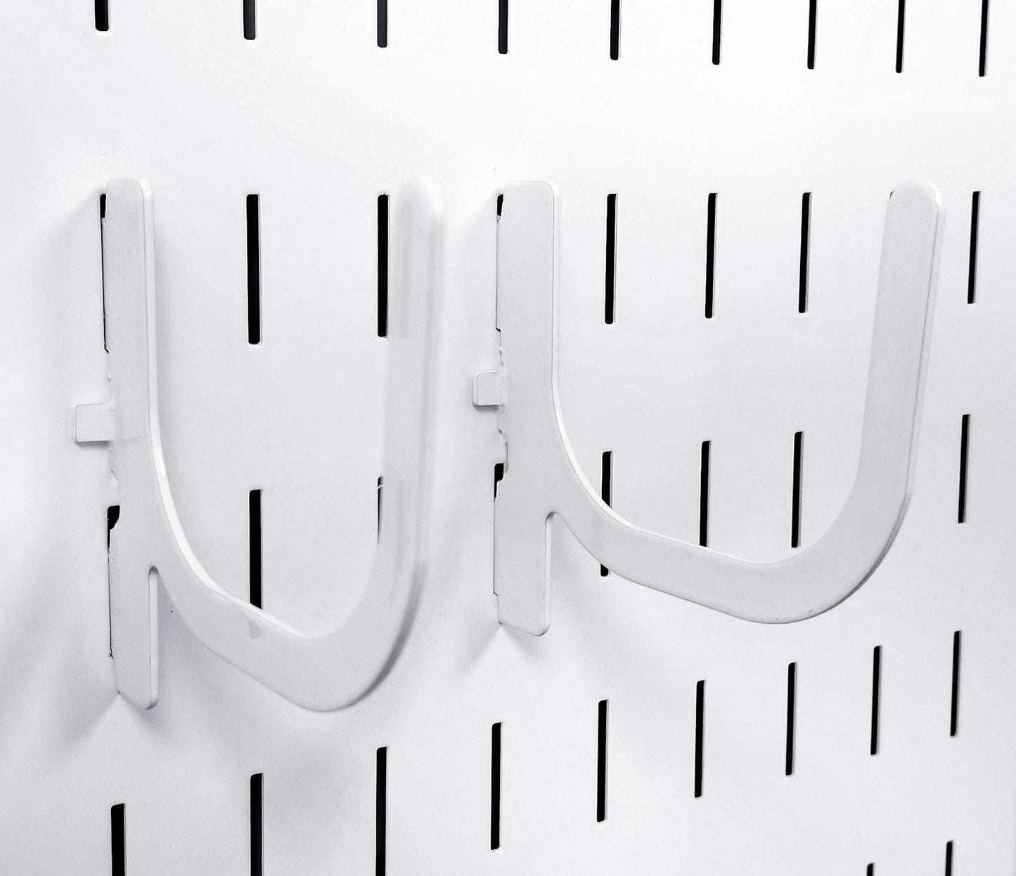 U-Shaped Slotted Pegboard Hook (2) Pack - 4in Reach - 10-UH-404