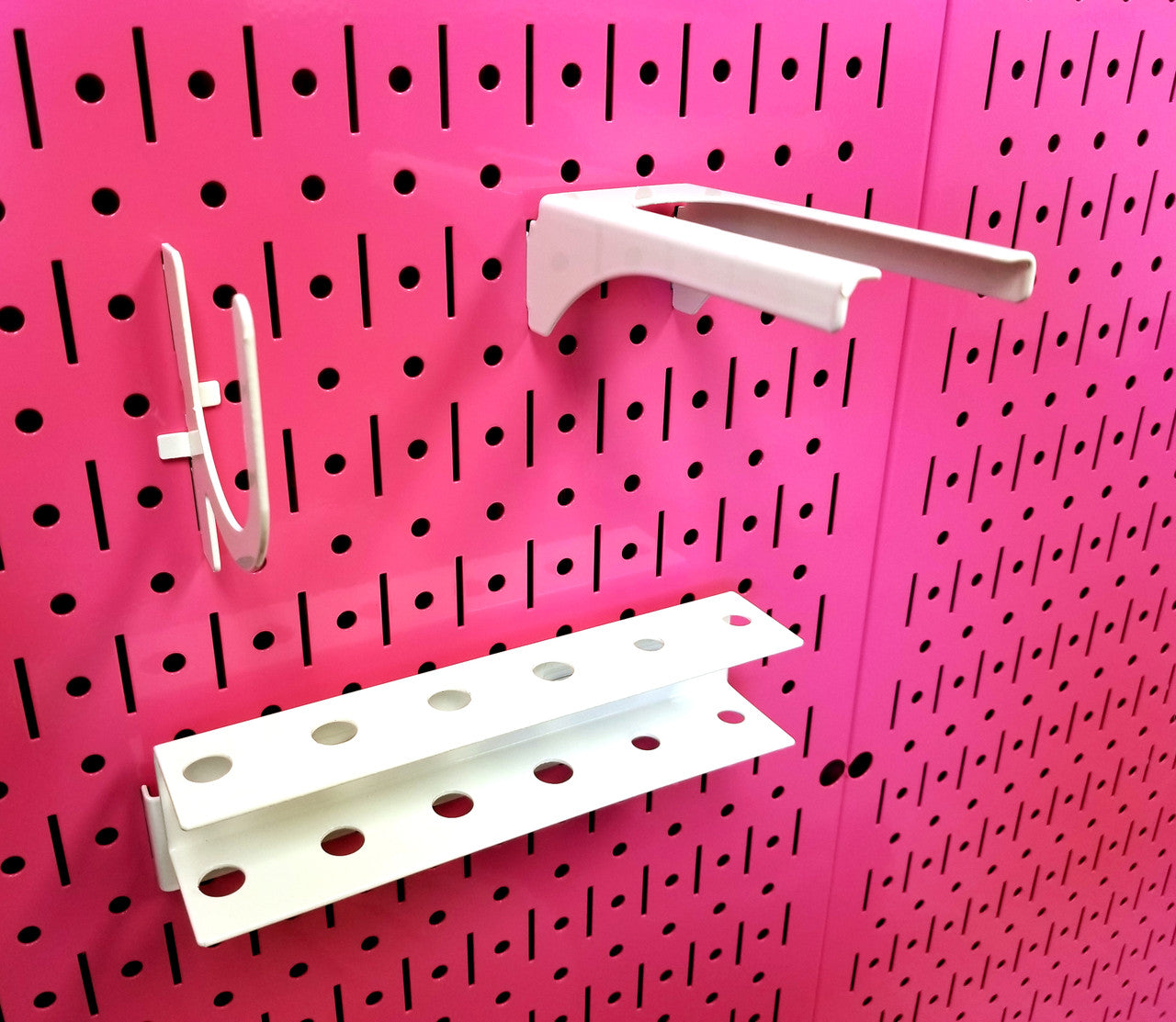 Painted Pink Peg Board