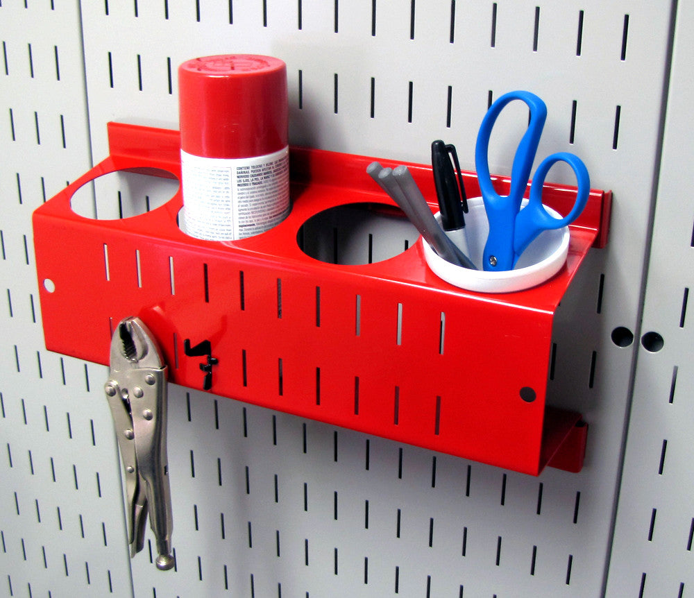 Gym Pegboard Spray Can Holder