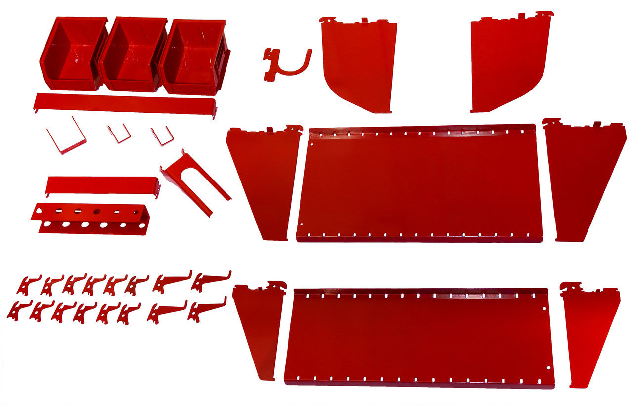 Gym Pegboard Work Bench Organizer Accessory Kit
