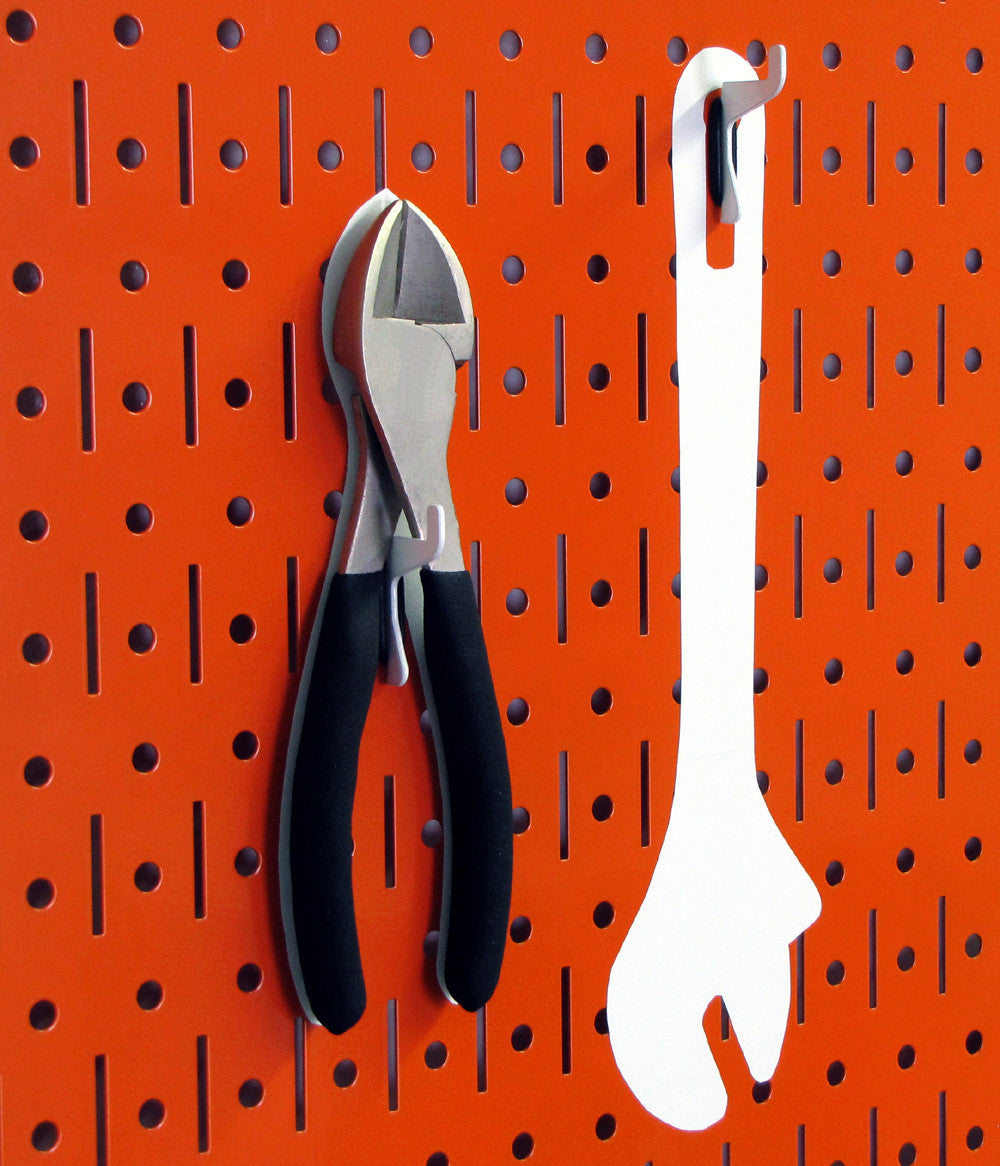 Gym Pegboard Orange Pegboard Tool Organizer