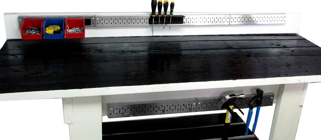 Pegboard Strips for Workbench