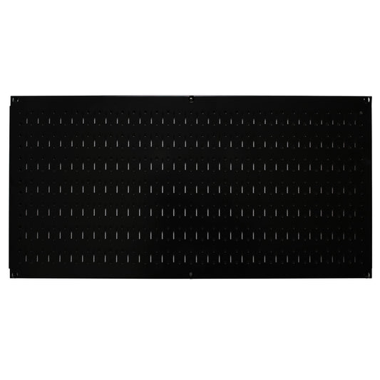 Black Horizontal Metal Pegboard