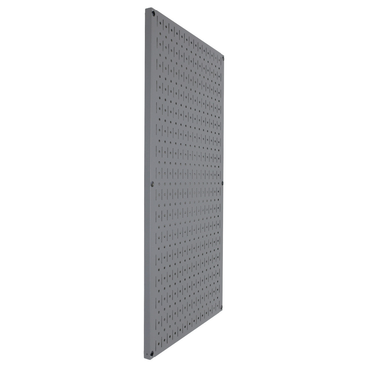 Textured Grey Metal Pegboard