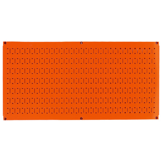 Orange Pegboard Painted Peg Board