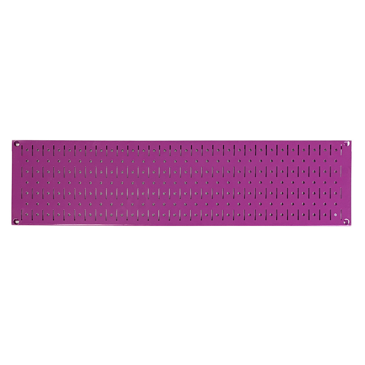 Purple Metal Pegboard for Narrow Spaces