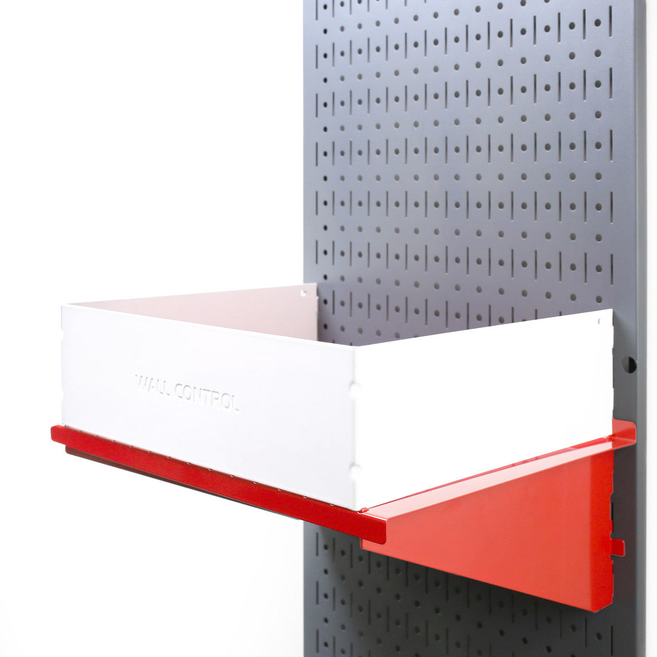 Lip for Gym Pegboard Shelf