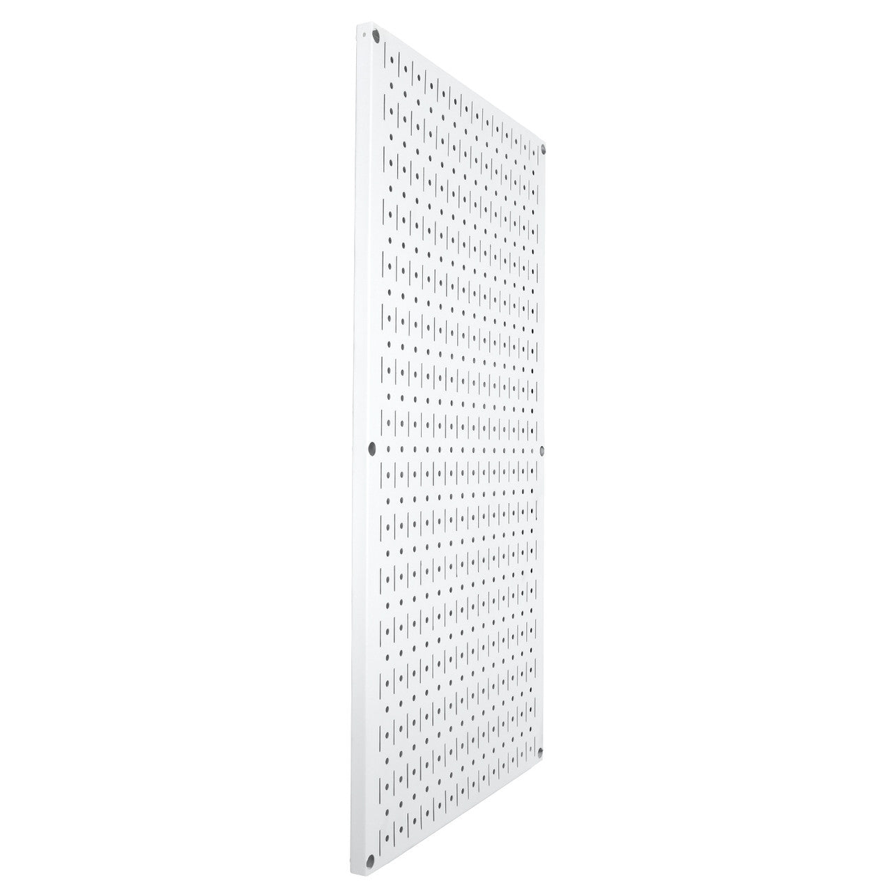 Textured White Metal Pegboard