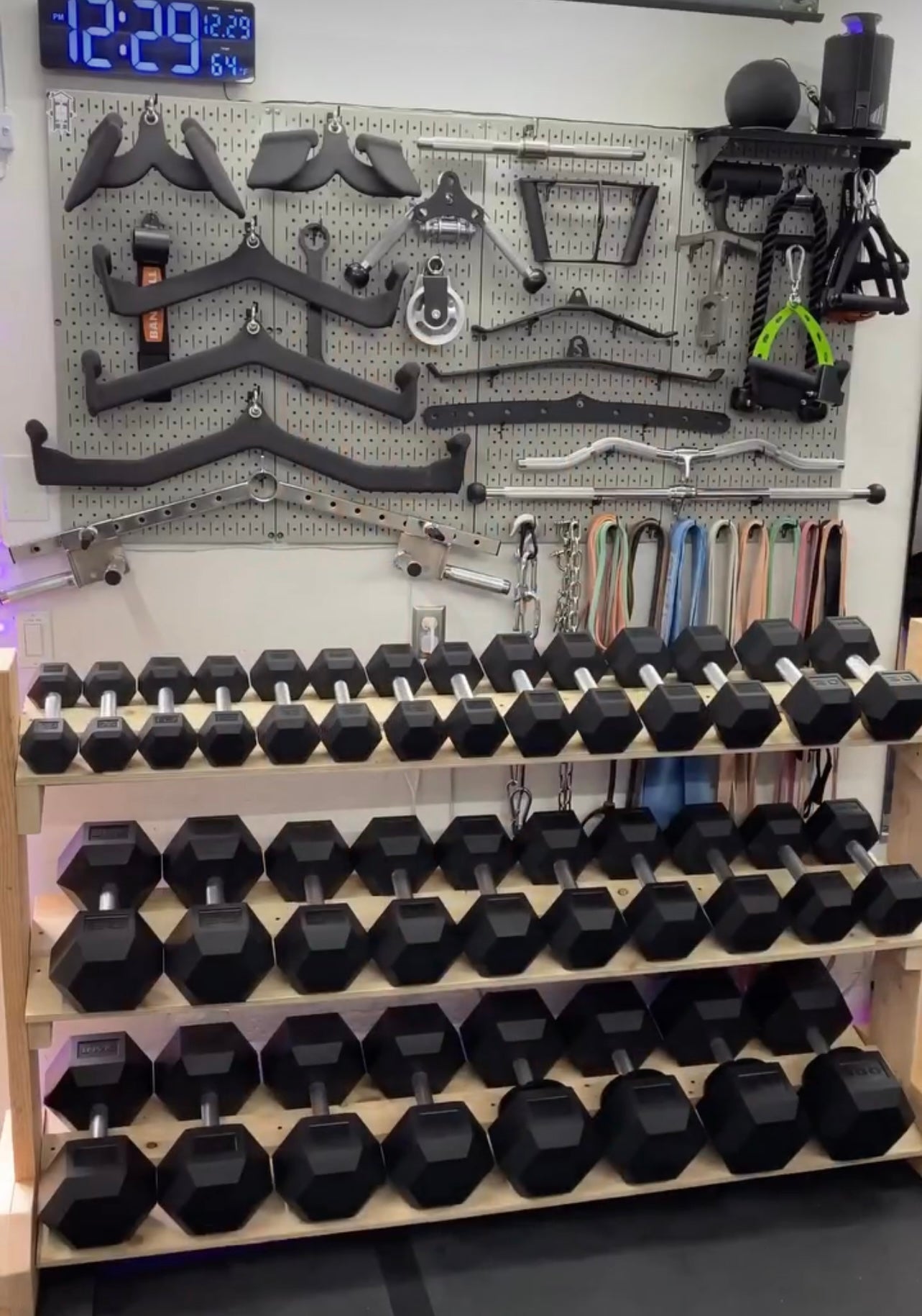 Metal Pegboard - Gym Pegboard