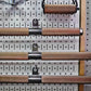 32in x 16in White Metal Pegboard Panel