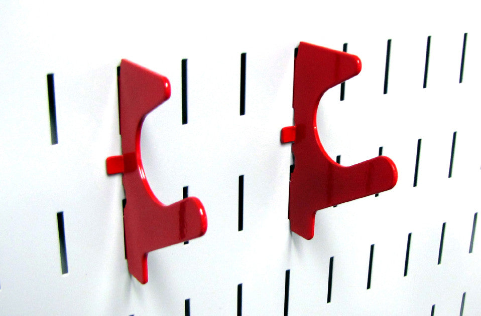 Red Pegboard Hooks