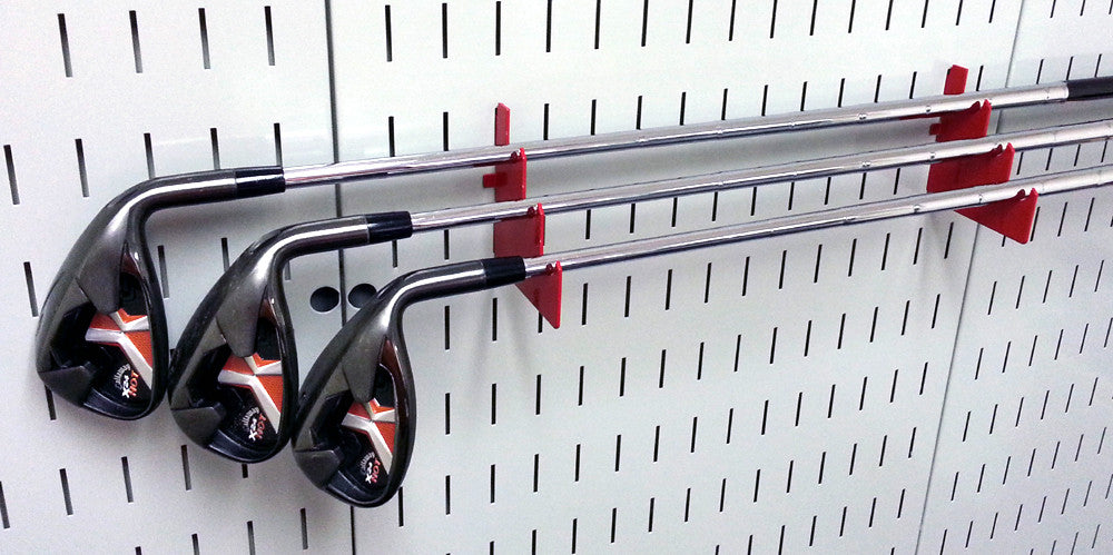 Gym Pegboard Hooks for Golf Clubs