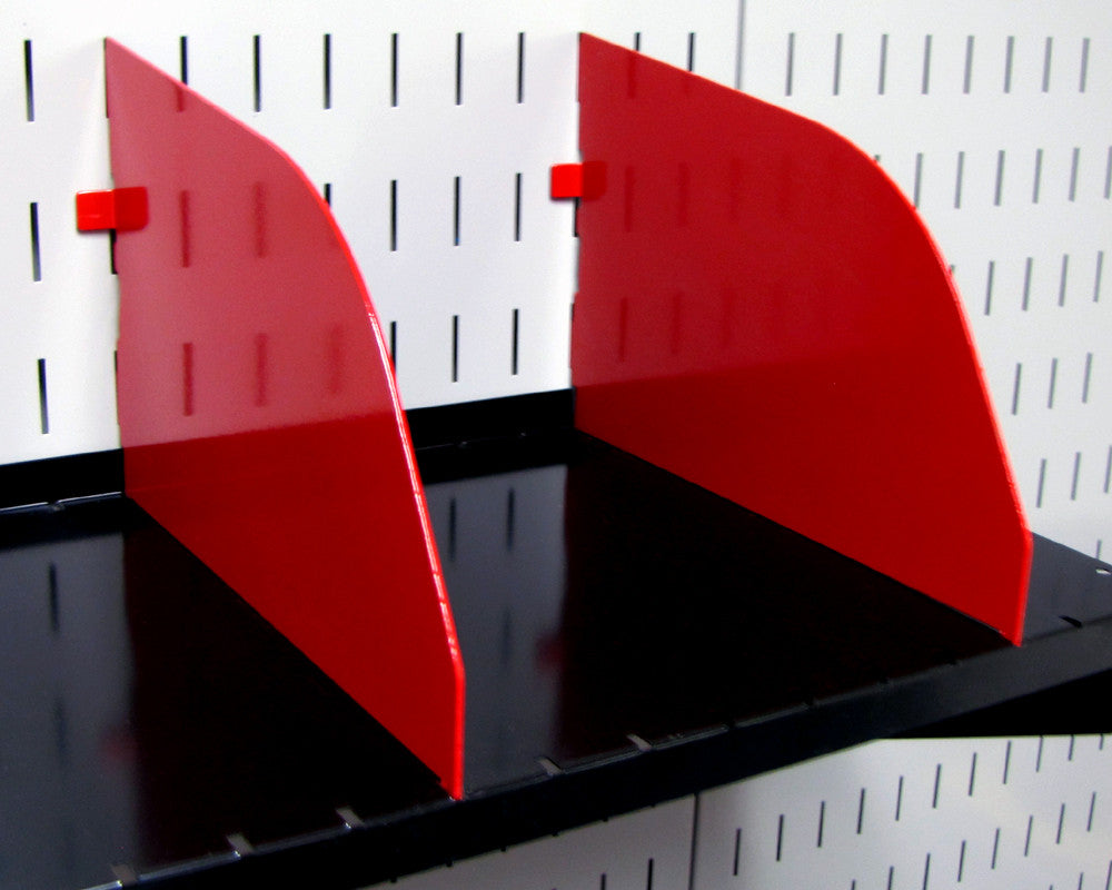 Peg Board Shelf Dividers