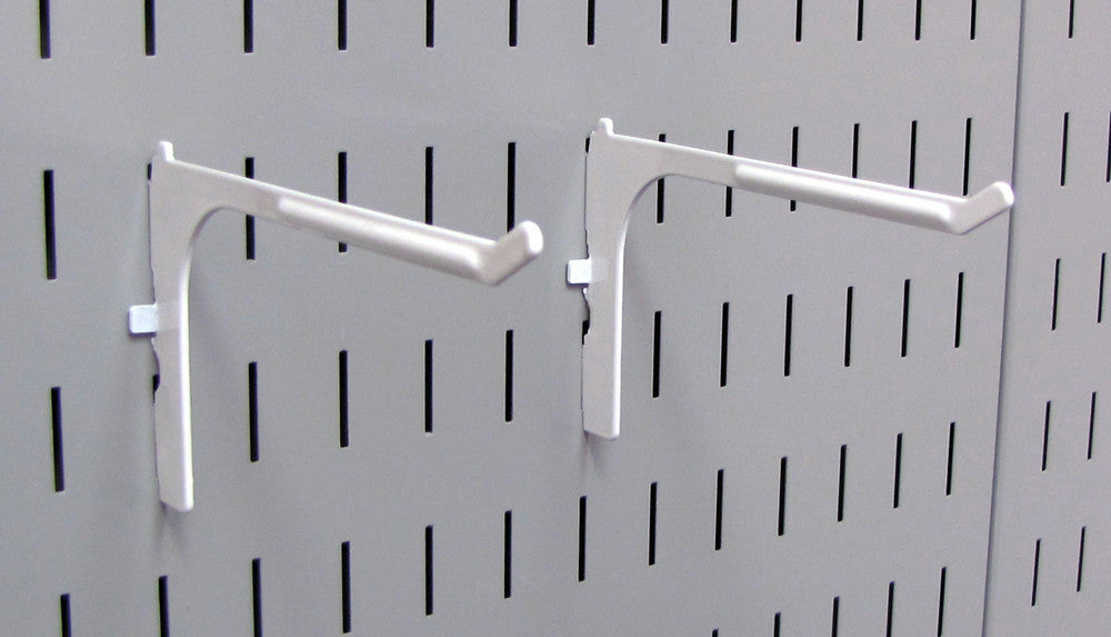 Long Peg Hooks for Slotted Pegboard