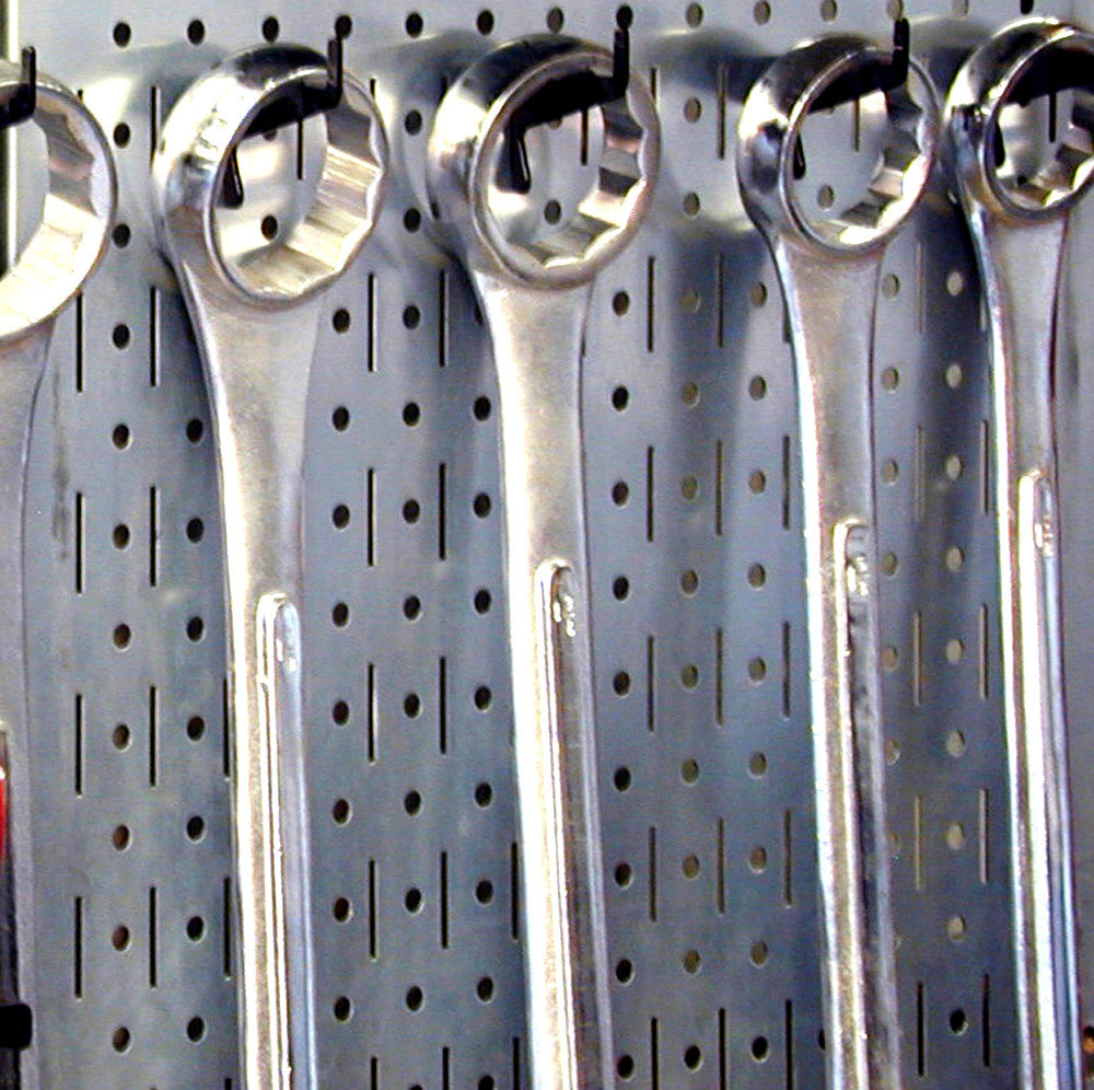 Slotted Peg Hooks for Tools