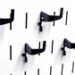 Black Gym Pegboard Hooks