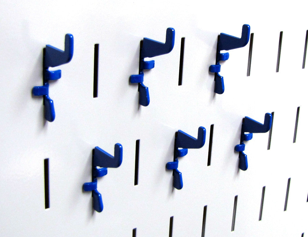 Blue Gym Pegboard Hooks