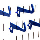 Peg Hooks with Curve Slotted Pegboard