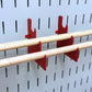 Wooden Rods on Pegboard