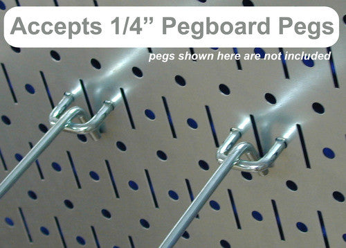 Purple Round Hole Pegboard Panels with Slots