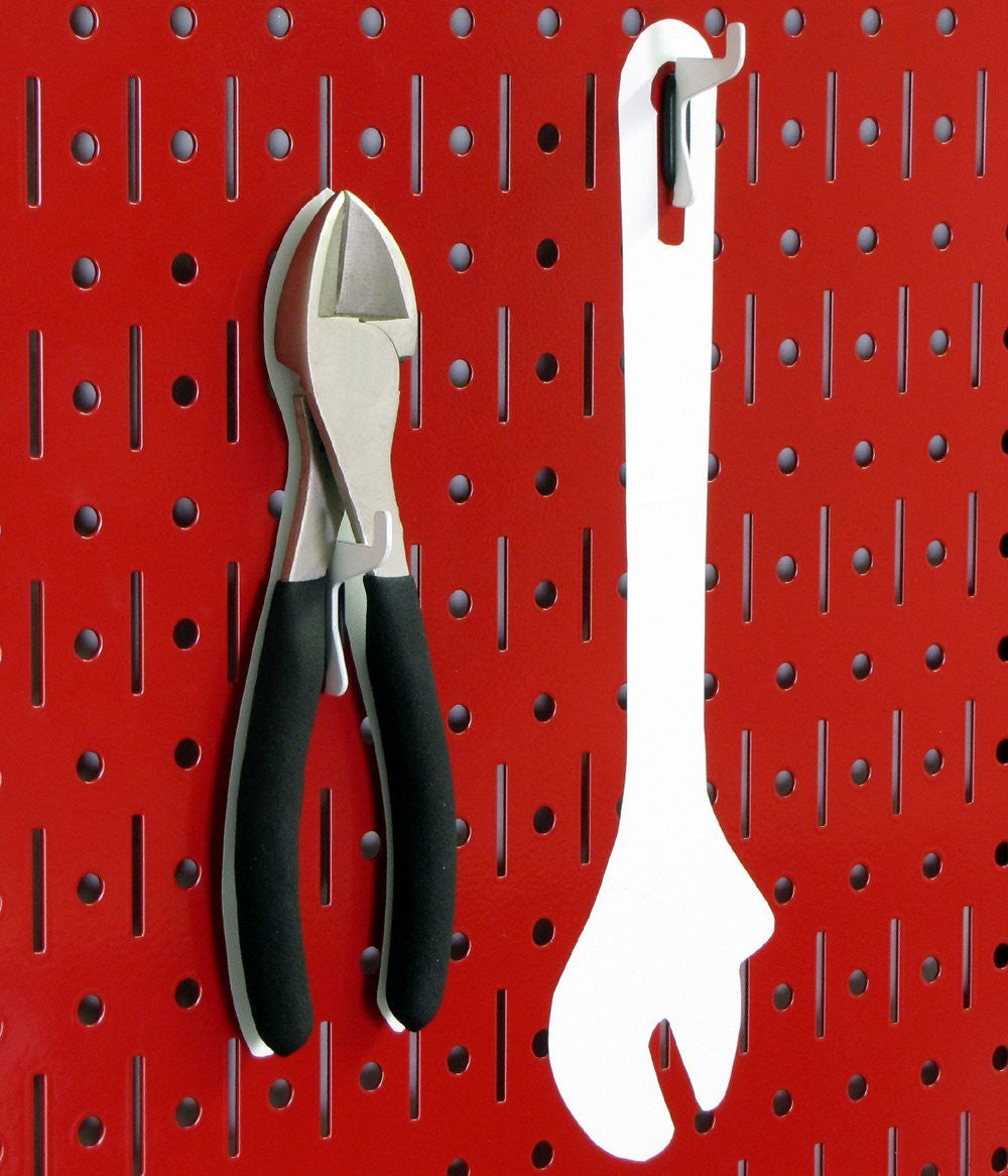 Red Pegboard Tools