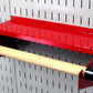 Slotted Pegboard Paper Towel Holder