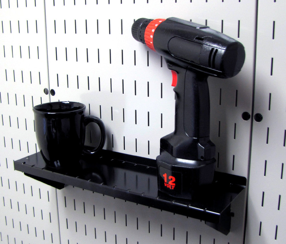 Gym Pegboard Shelf