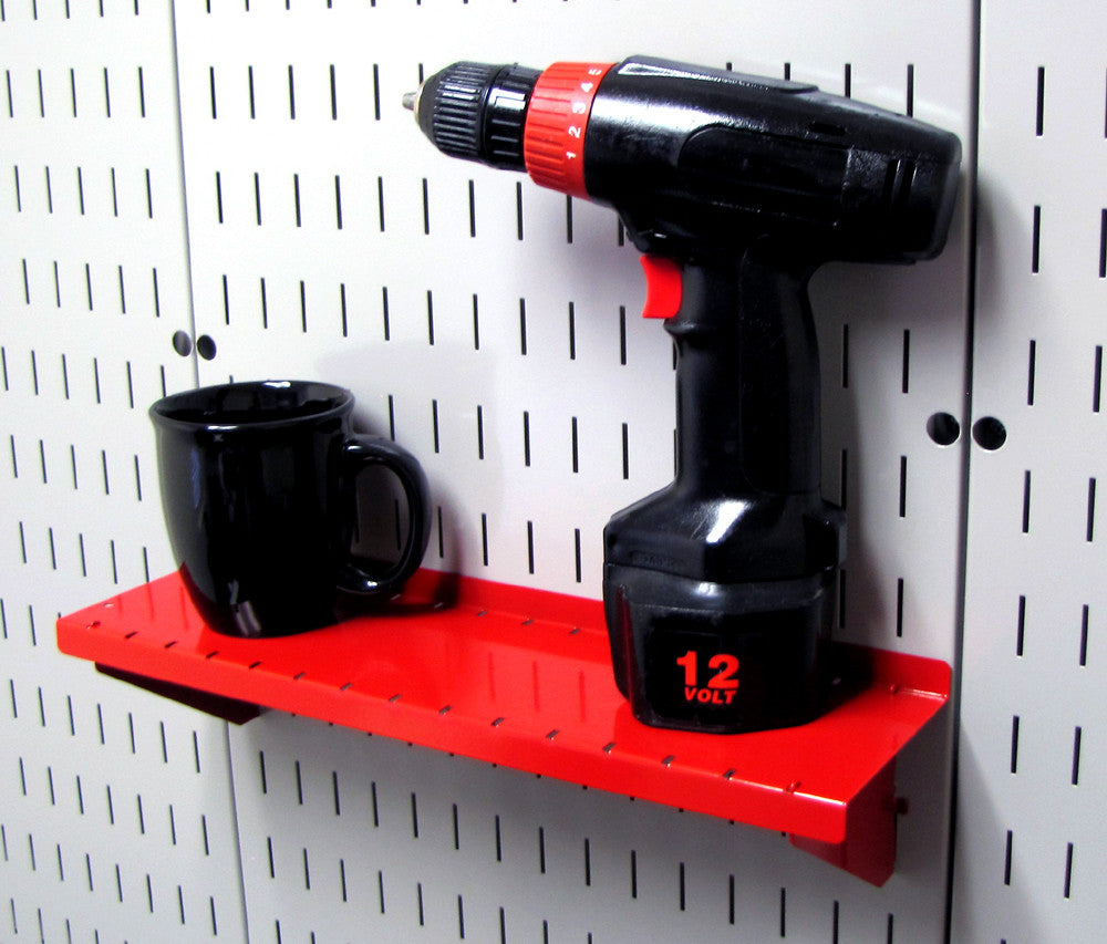 Peg Board Shelves by Gym Pegboard