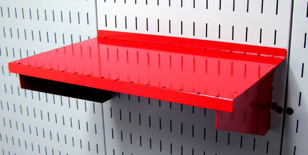 Slotted Peg Board Shelf