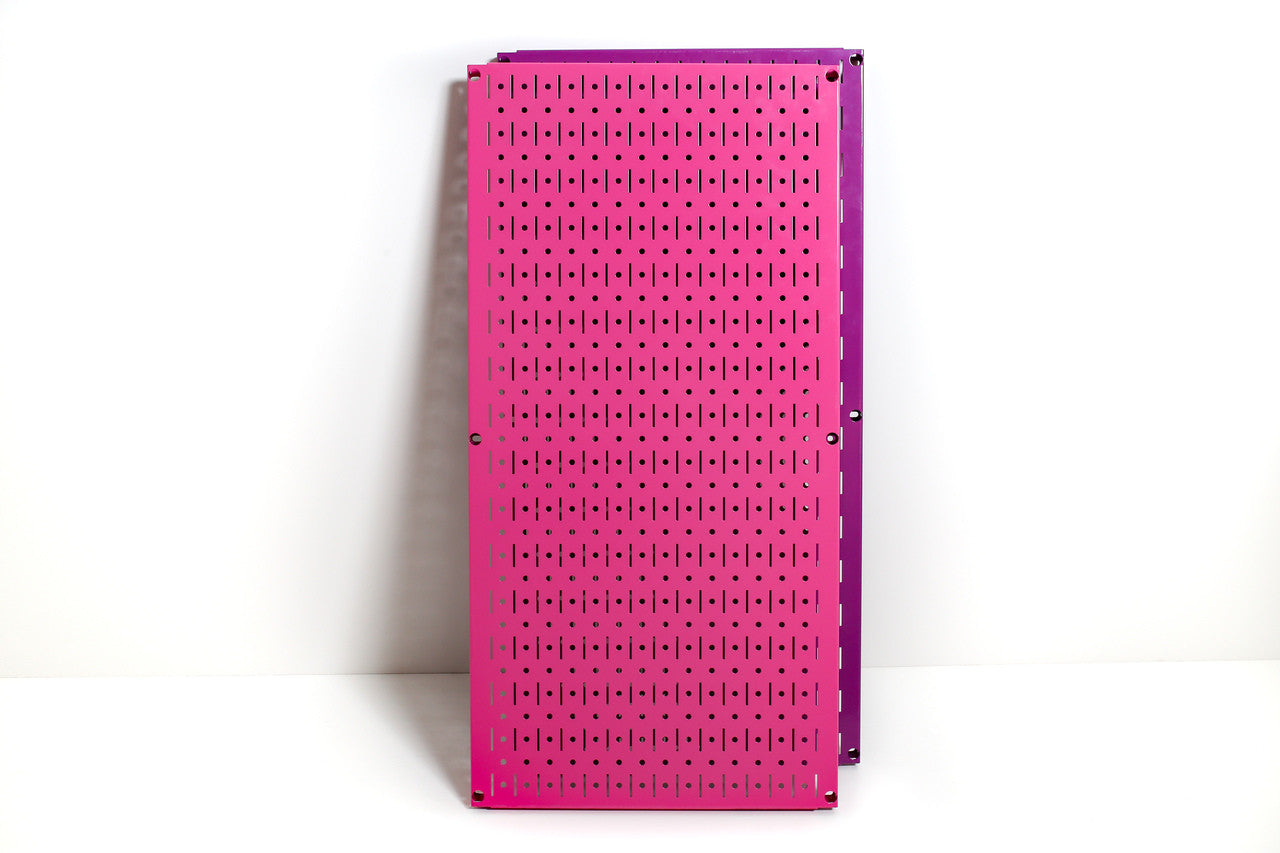 Pink Metal Peg Boards