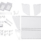 Pegboard Workstation Accessory Kit