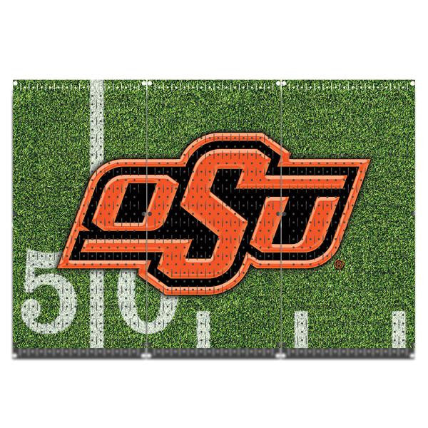 OSU Flag Functional Wall Art Storage Organizer Panel