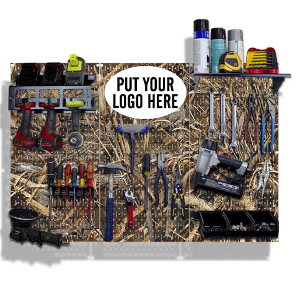 Custom Camo Metal Pegboard