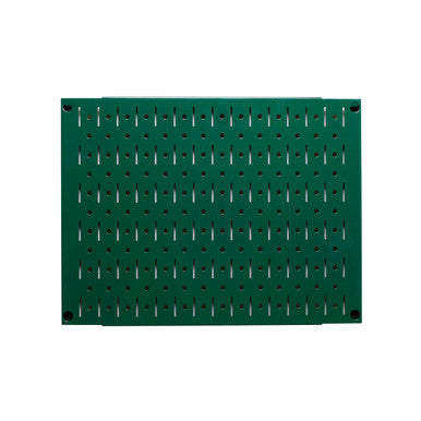 12in x 16in Green Metal Pegboard Tile Fun Size Panel