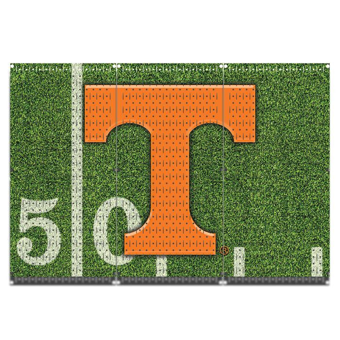 Tennessee Volunteers Football Flag Metal Pegboard Wall Art Tool Organizer 