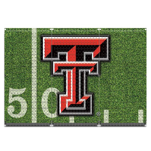 Texas Tech Flag Pegboard Functional Wall Art Storage Organizer