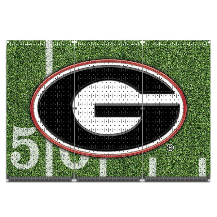 UGA Georgia Bulldogs University of Georgia Football Wall Art Metal Pegboard Wall Storage