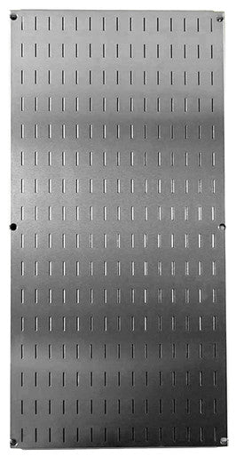 Slotted Only Galvanized ToolBoard Wall Panel 32in Tall x 16in Wide - Metallic