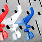 Multi Colored Peg Hooks for Pegboard