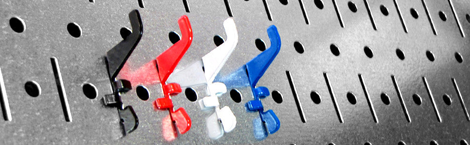 Multi Colored Peg Hooks for Pegboard