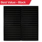 Best Seller Pegboard - Gym Pegboard Best Value Black Metal Peg Boards