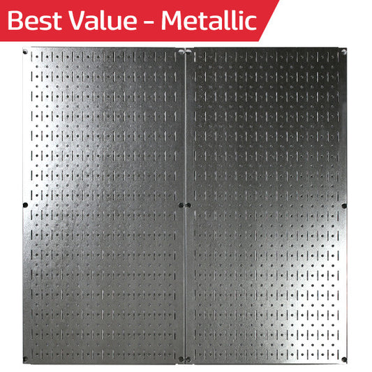 Best Seller Pegboard - Best Value Gym Pegboard Galvanized Steel Peg Boards - Metallic