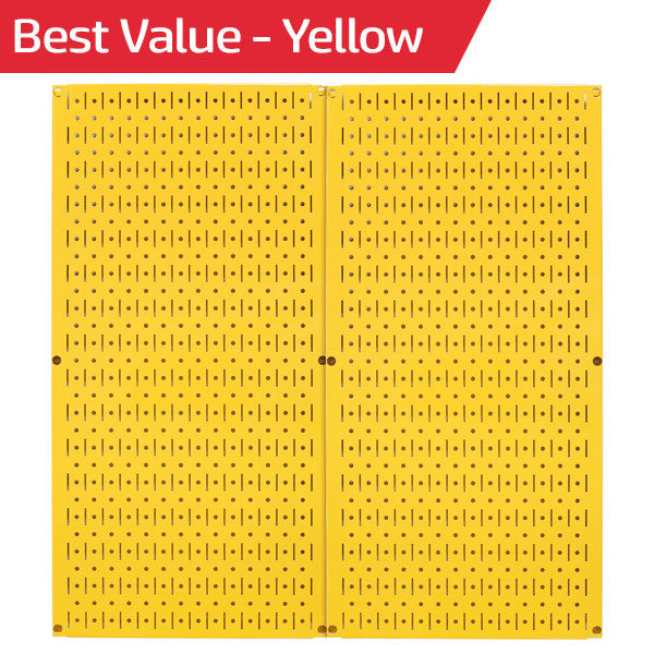 Best Value Peg Boards - Gym Pegboard Best Seller Yellow Metal Pegboard