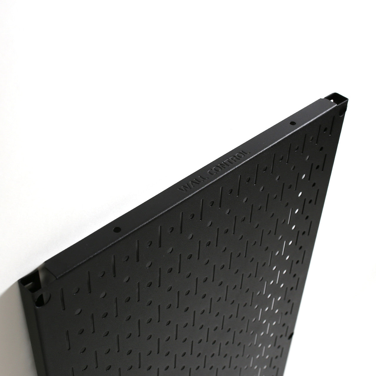 Gym Pegboard Signature Series Stealth Black Textured Matte Metal Peg Board