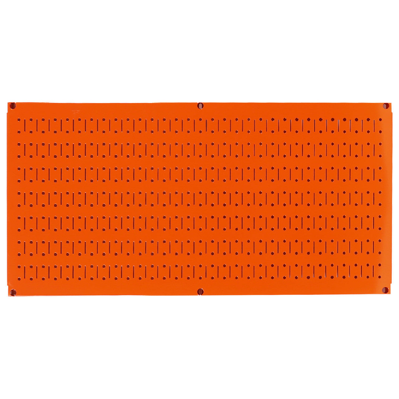 Orange Pegboard Painted Peg Board