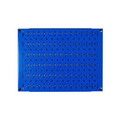 12in x 16in Blue Metal Pegboard Tile Fun Size Panel