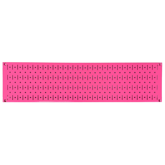 Pink Narrow Metal Pegboard