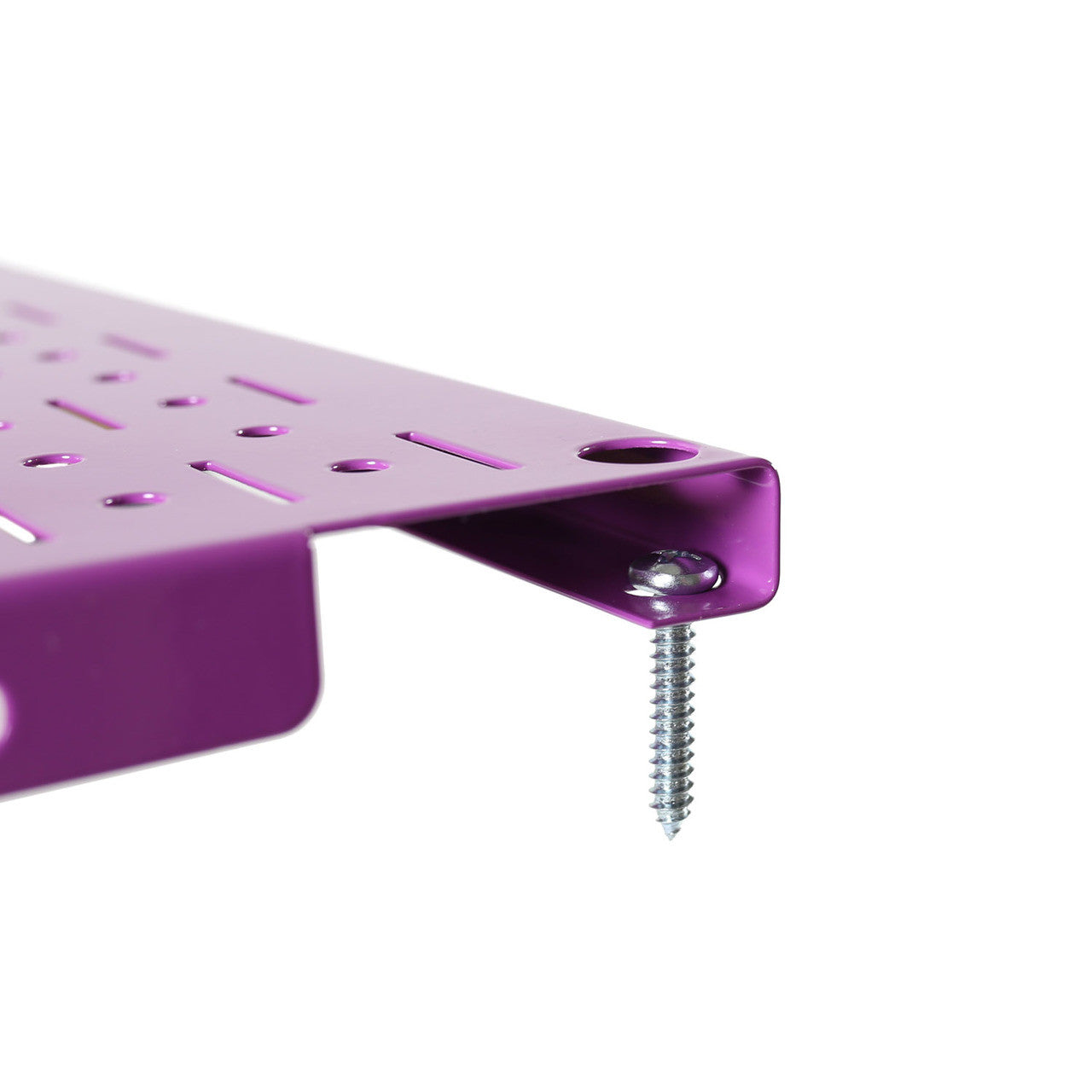 Easy to Install Small Purple Pegboard Tile